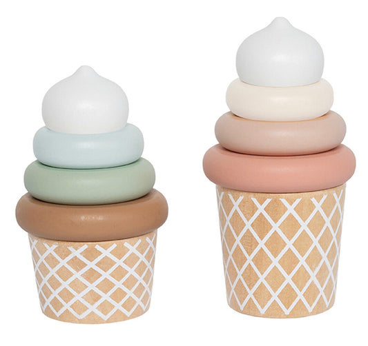Jabadabado Stacking toy ice creams