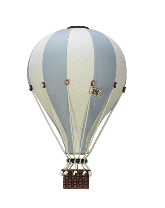 Dekoratīvs gaisa balons — Krēmkrāsa/ Gaiši zils
