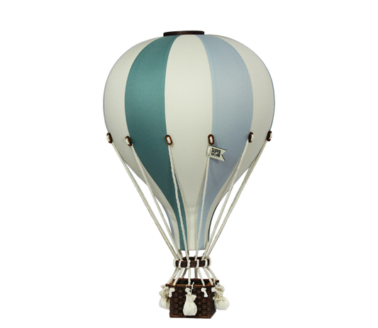 Decorative Hot Air Balloon - Mint, creamy, pastel green