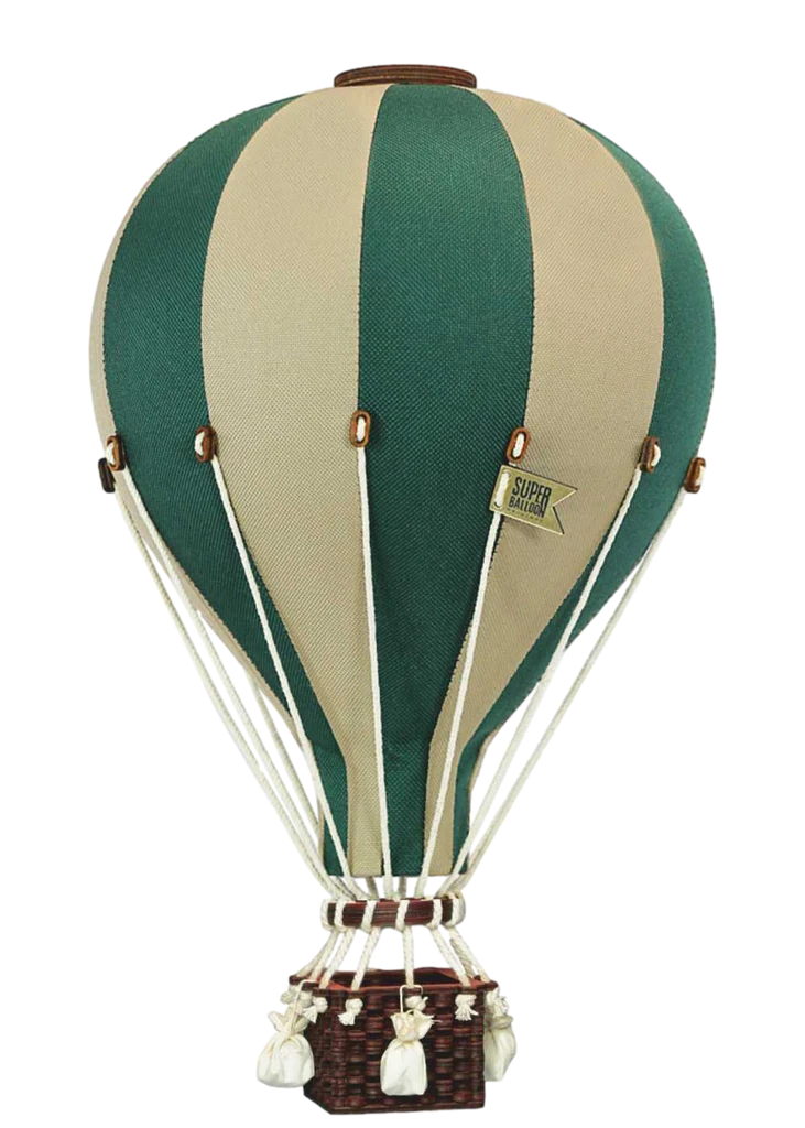 Dekoratīvs gaisa balons — Krēmkrāsa/ Gaiši zils