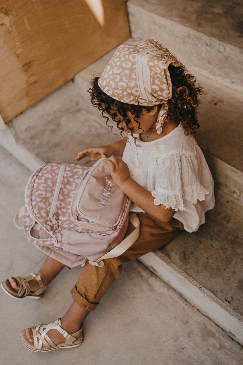 Preschool bag - Milo - fawn