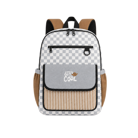 Primary school bag - Noé - checkered