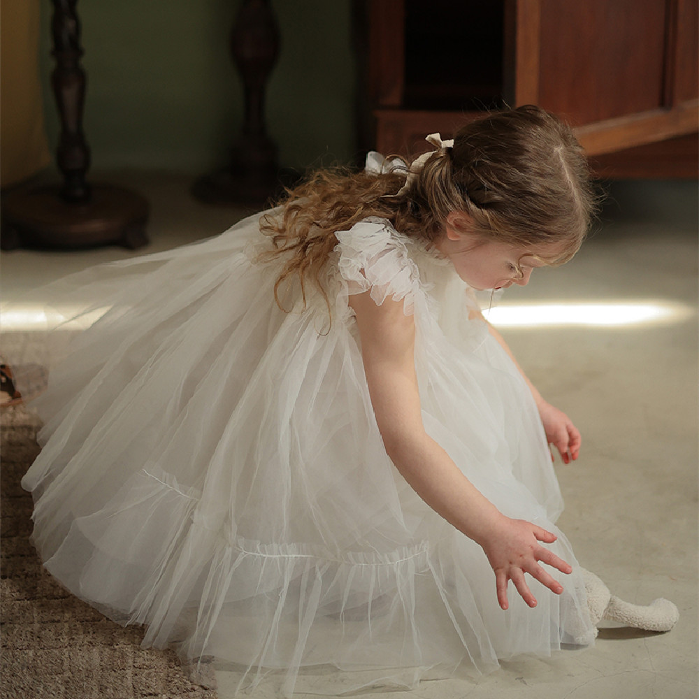 Annie & Charles® handmade tulle dress - White
