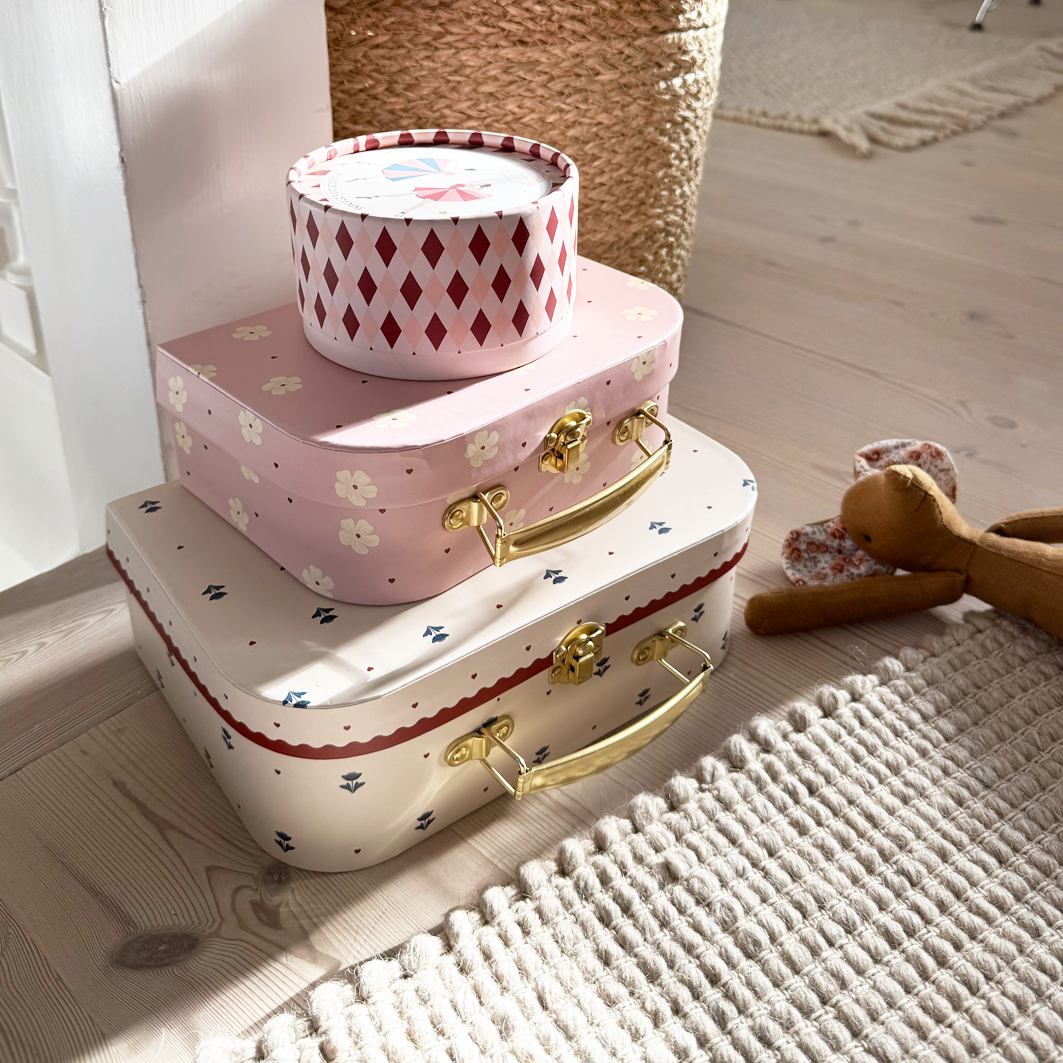 Suitcase set with flowers, FSC-certified, Moa by Moa