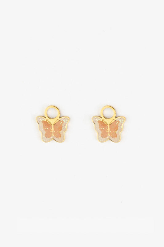 Charms - Glitter Butterfly: Glitter Butterfly / Pair of Charms
