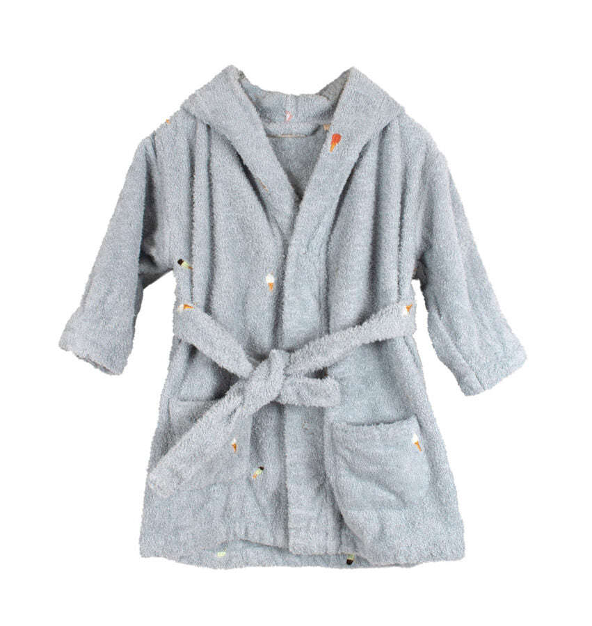 Filibabba Kids Bathrobe Blue 3-4 Y