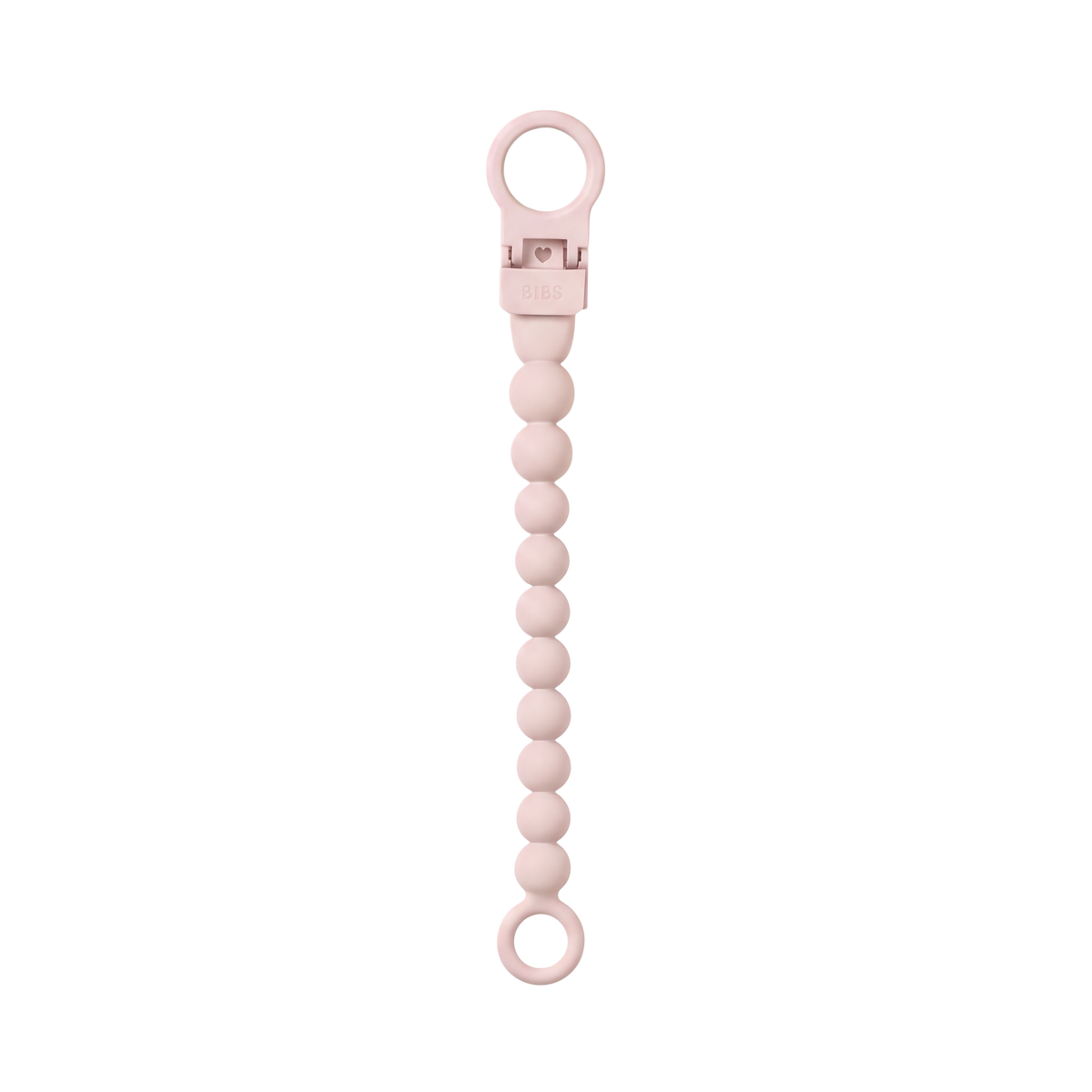 BIBS Pacifier Clip Beaded - Petal