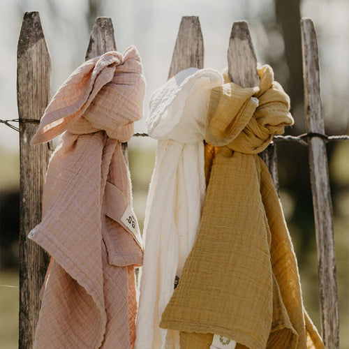 BIBS Muslin Swaddle Organic - Ivory