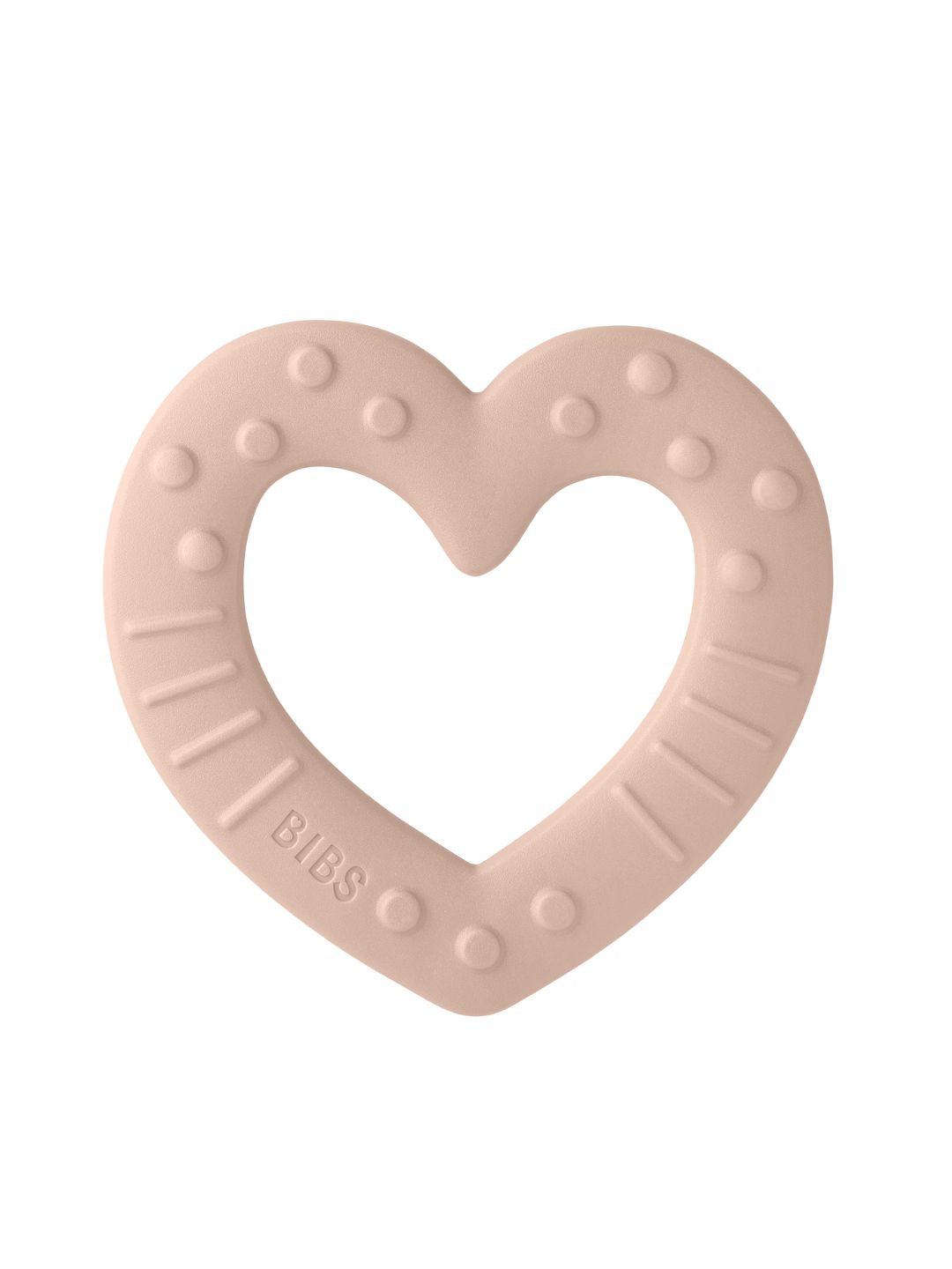 BIBS Baby Bitie Heart - Blush