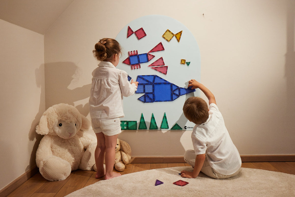 Cleverclixx Magnetic Wall Sticker 95x75 cm - Clever Blue