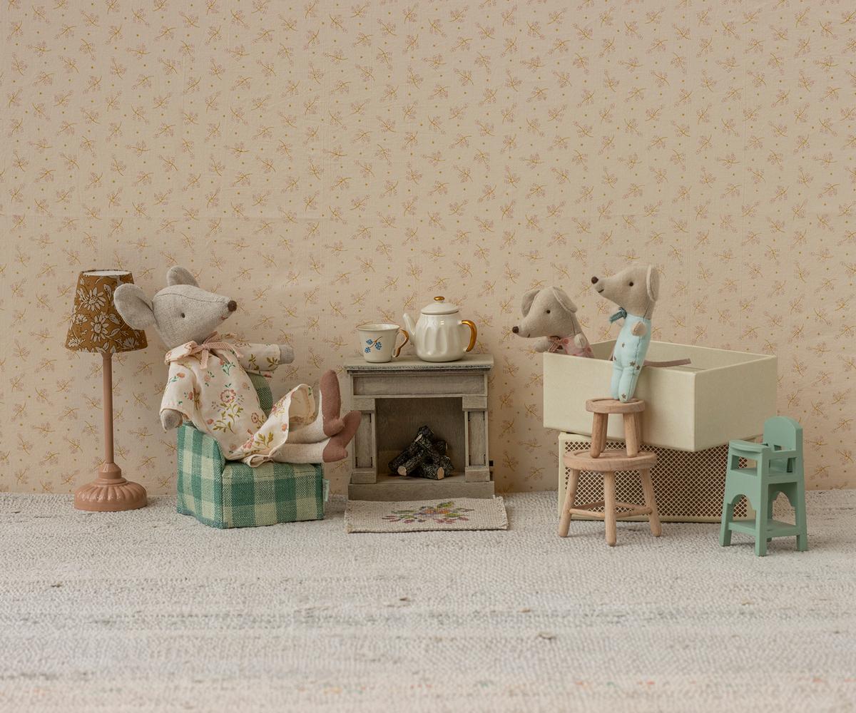 Maileg High Chair, Mouse – Mint