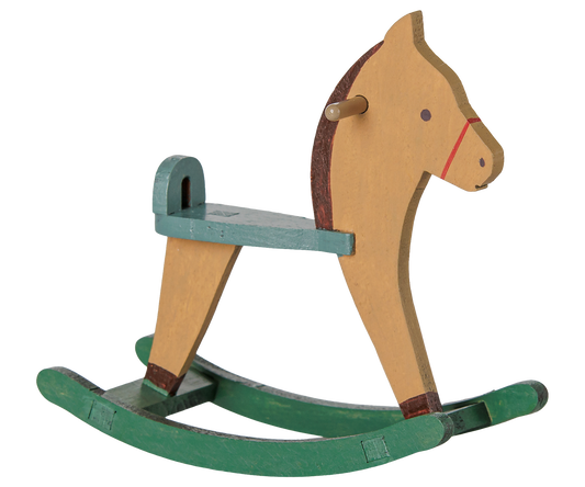Maileg Rocking Horse, Mouse – Light Brown