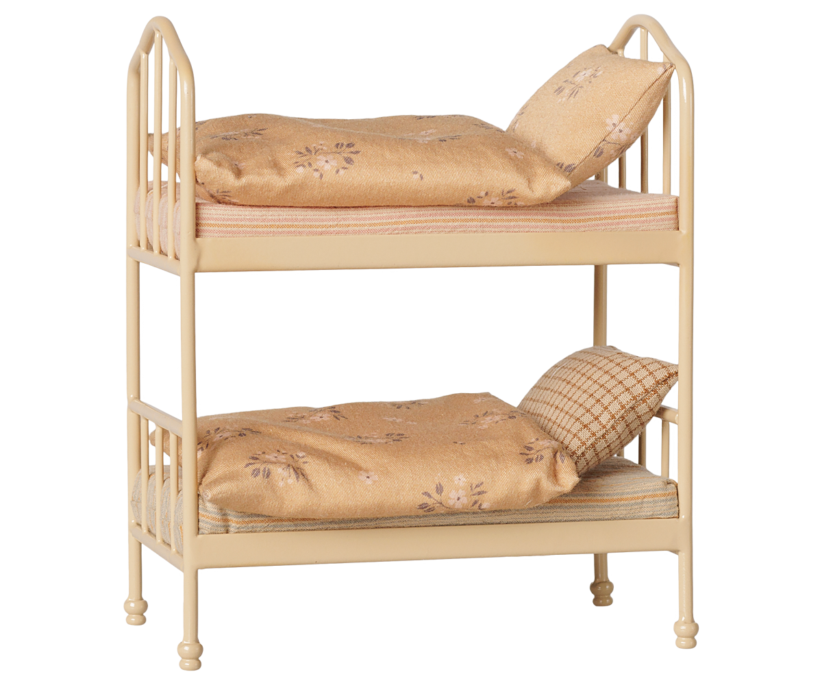 Maileg Bunk Bed, Mouse – Wheat