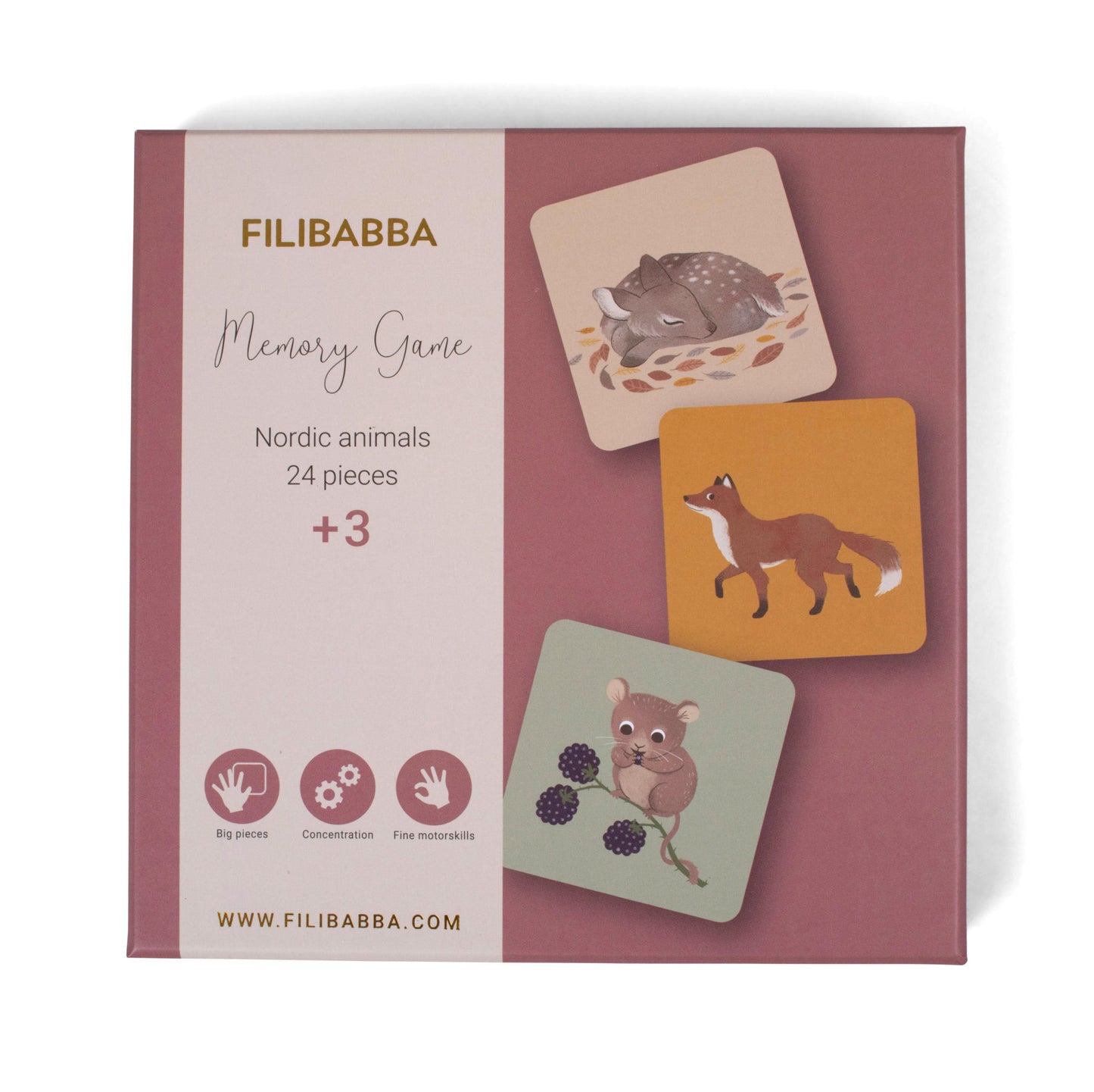 Filibabba Memo Game - Nordic Animals