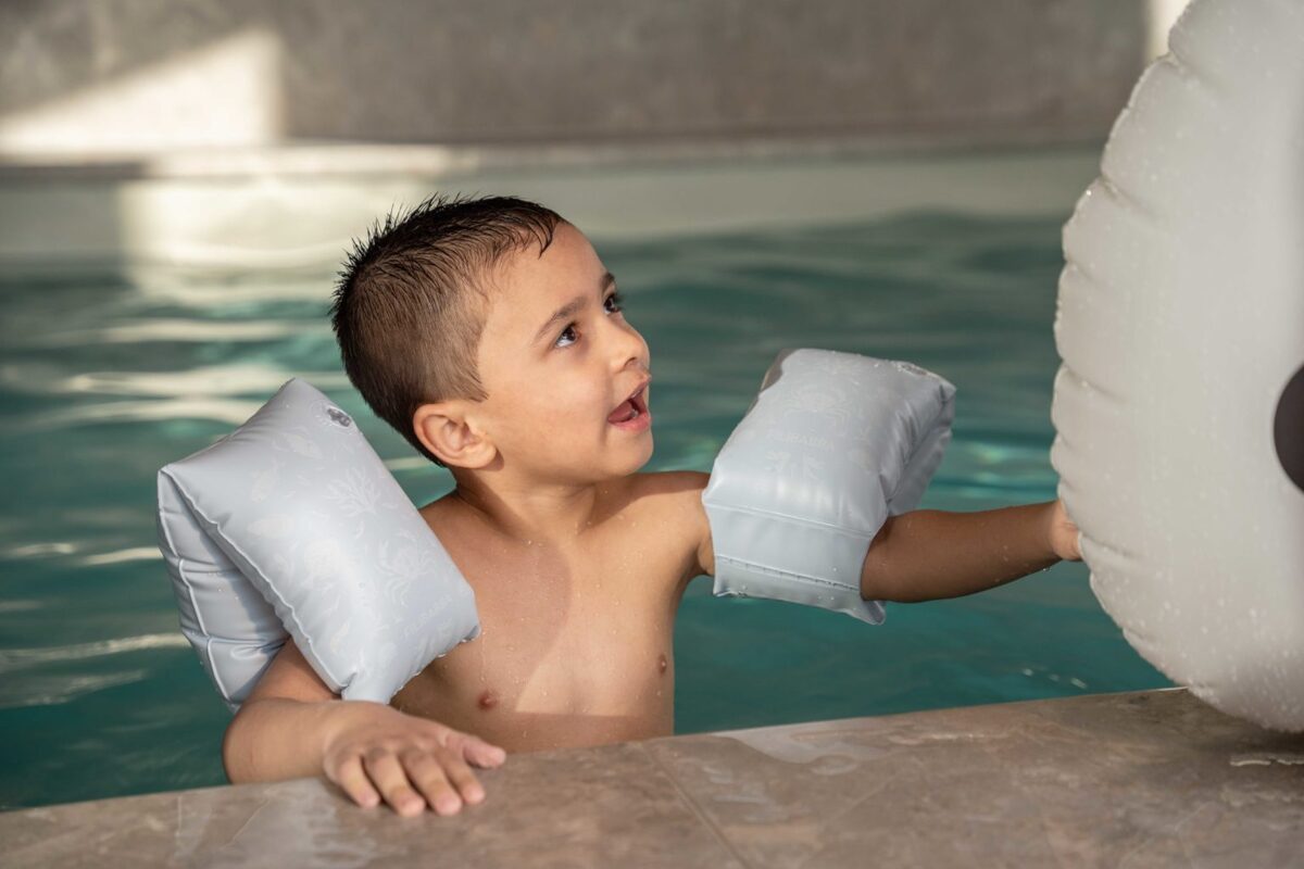 Filibabba bath wings Alfie - Nordic Ocean Mono