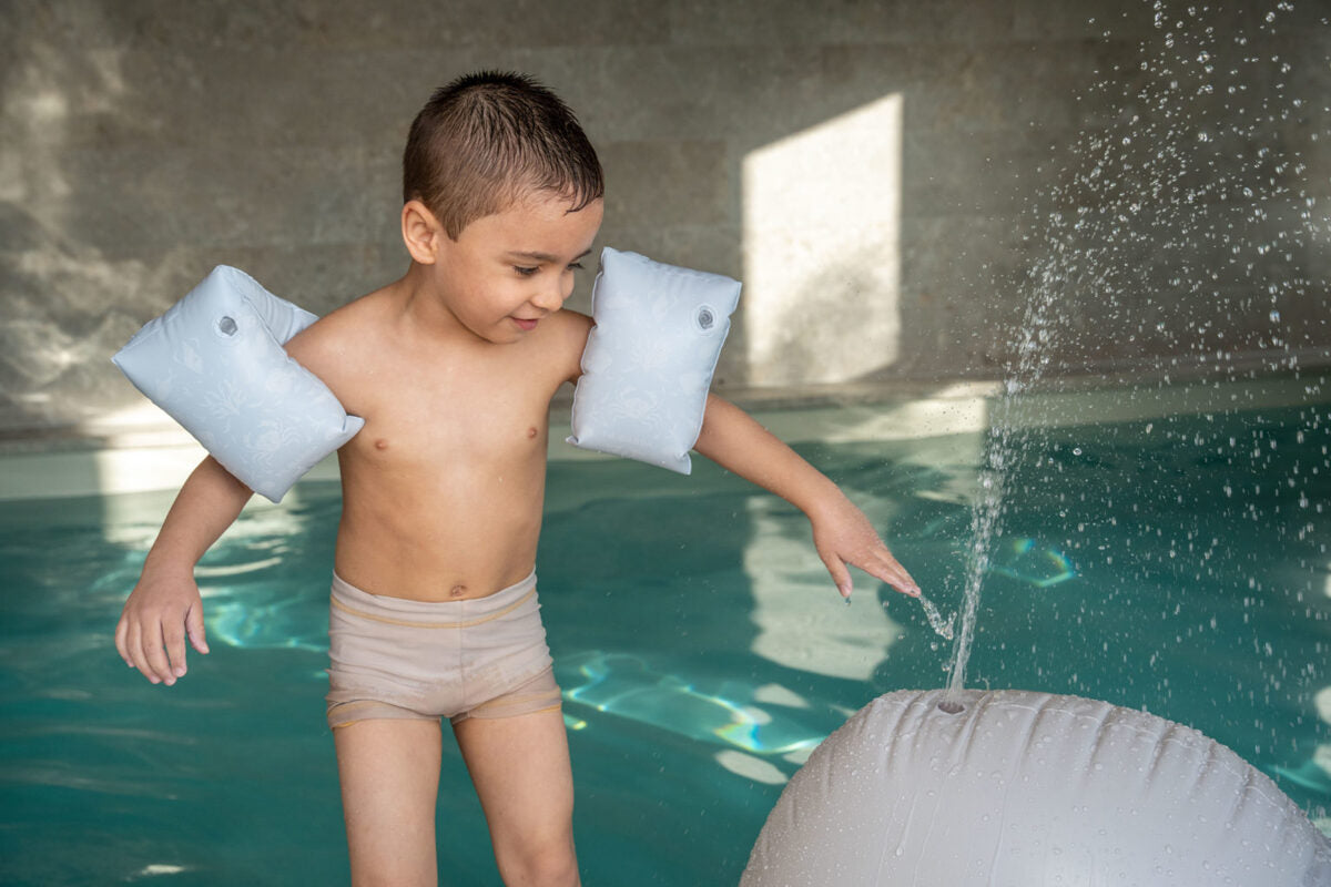 Filibabba bath wings Alfie - Nordic Ocean Mono