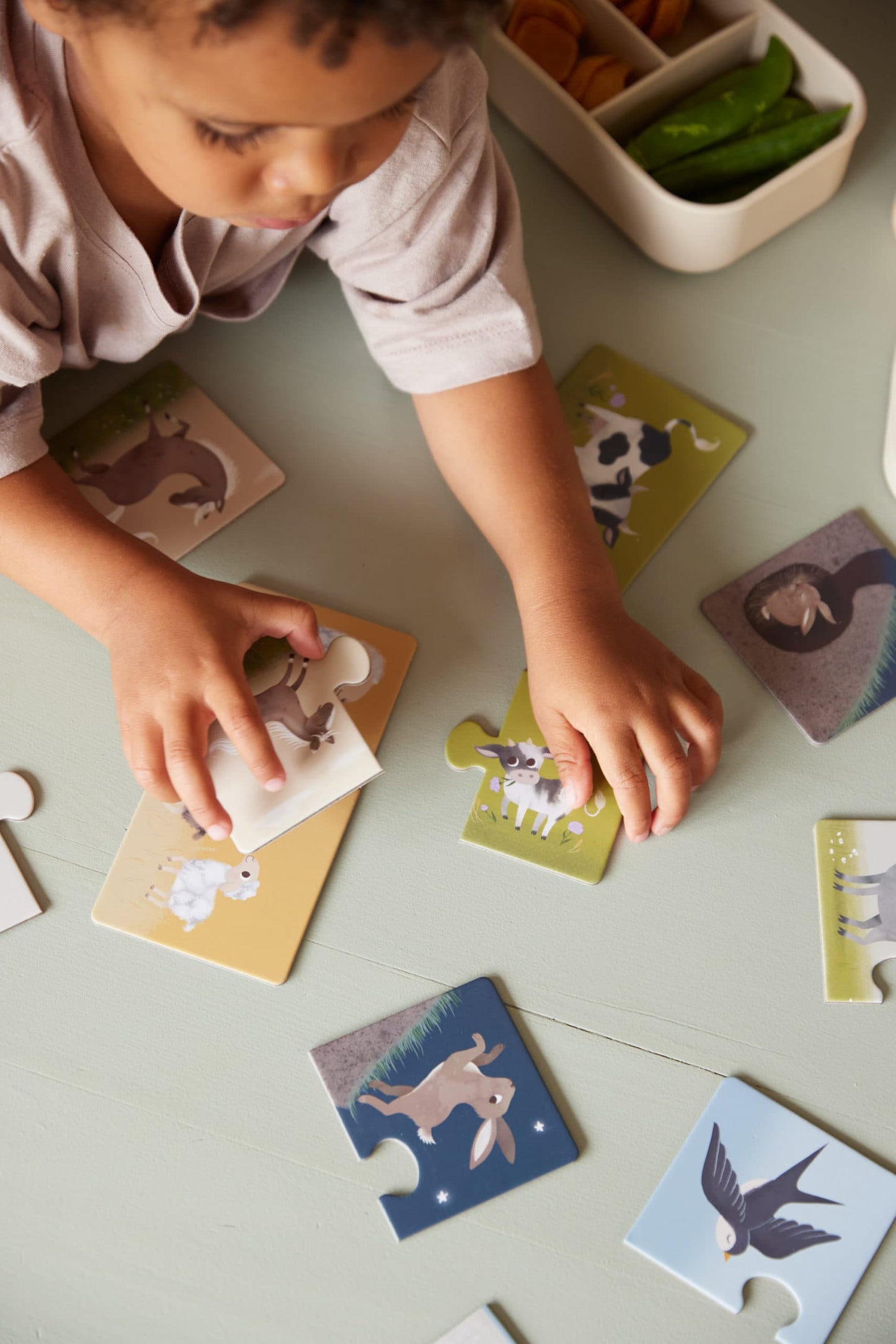 Filibabba Parent & Baby Puzzle - Farm