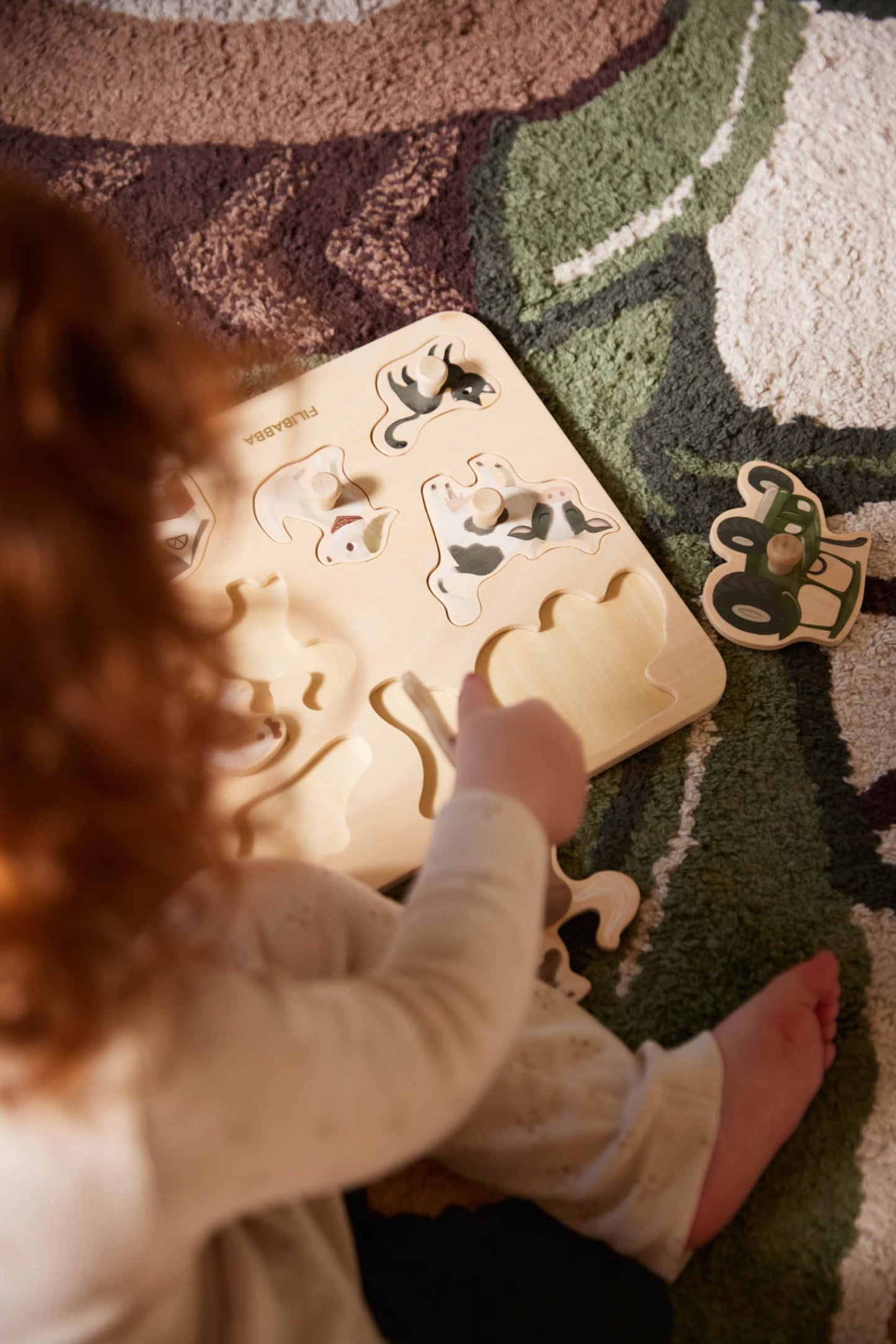 Filibabba Wooden puzzle - Magic Farm