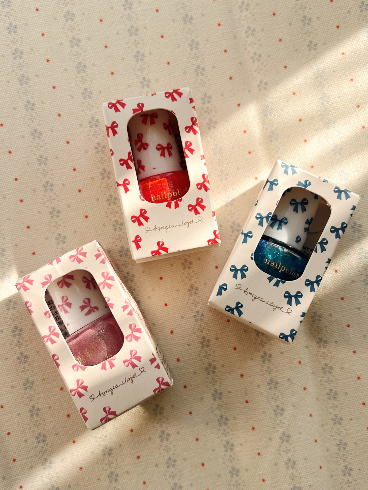Konges Slojd Twinkle Peel Off Nail Art - Amour Pink