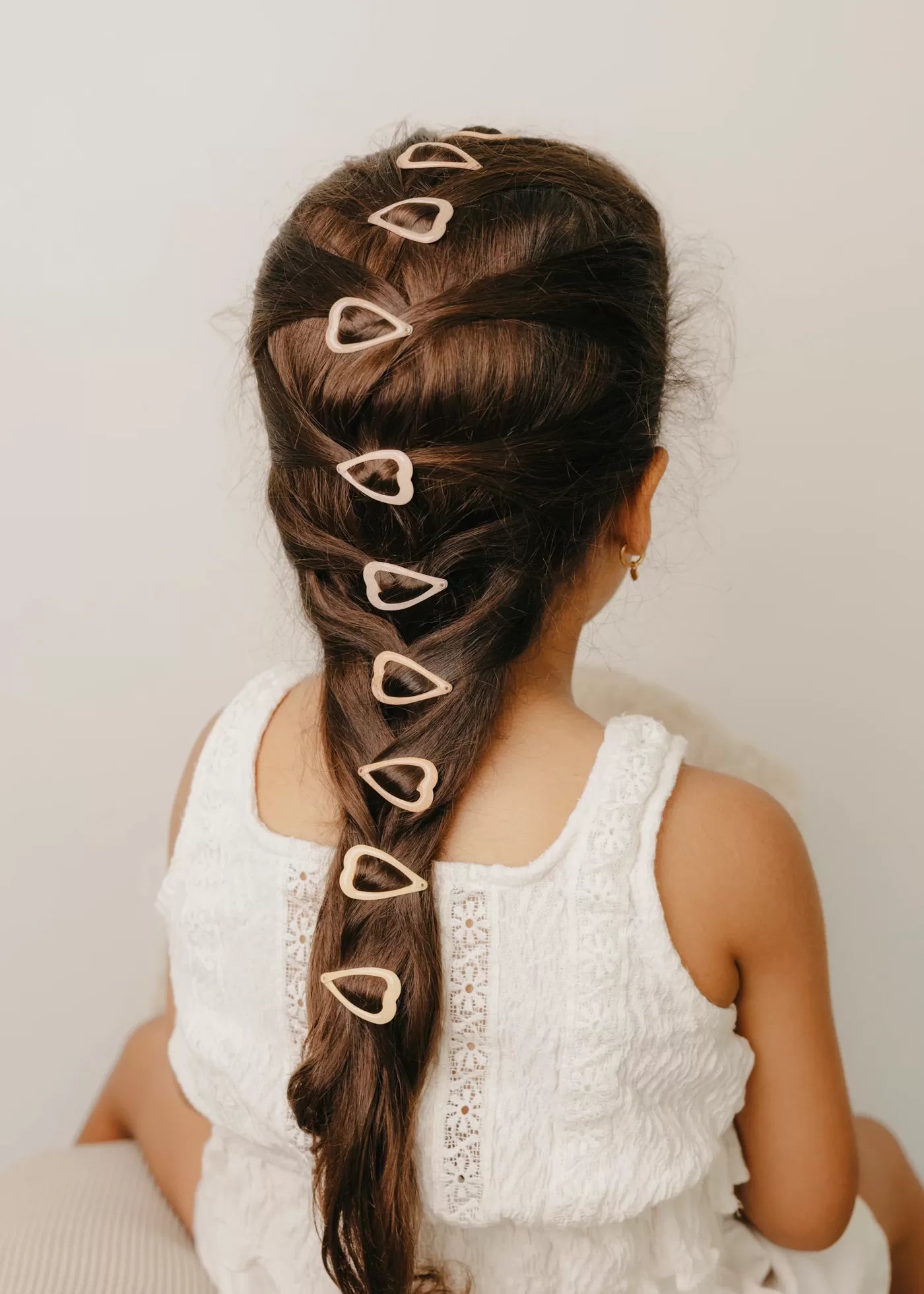 Mrs Ertha Glitter Sweetheart Hair Clips - Multicolor