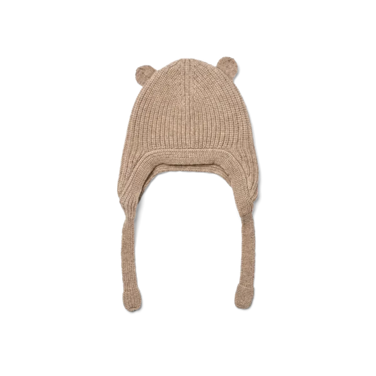 Liewood Cepure Mazulim Baby Bonnet - Oat Melange