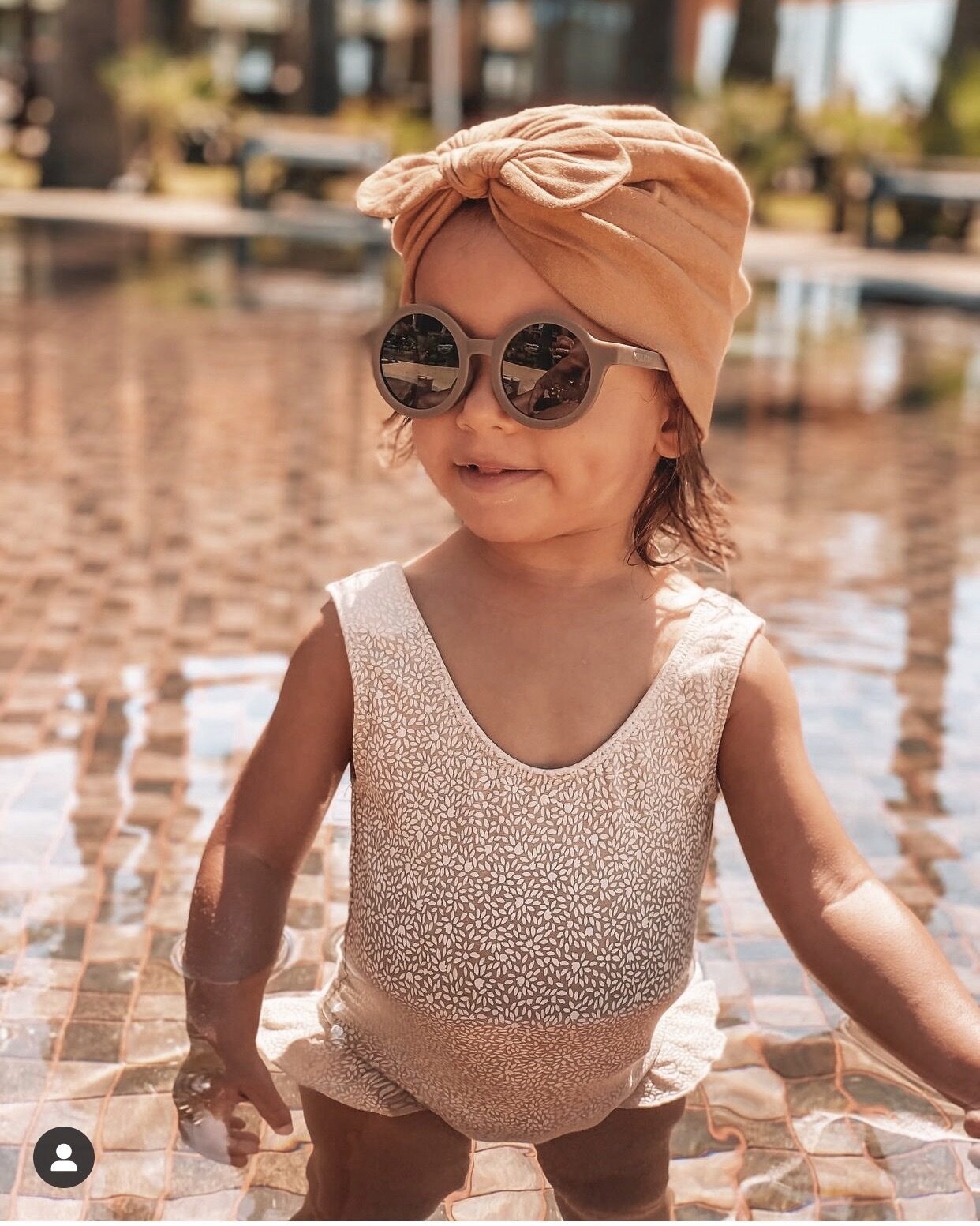 Mrs Ertha Saulessbrilles Bay Sunnies - Latte