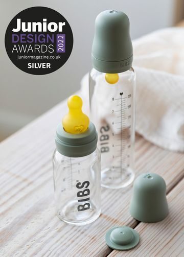BIBS Baby Glass Bottle 120ml - Sage