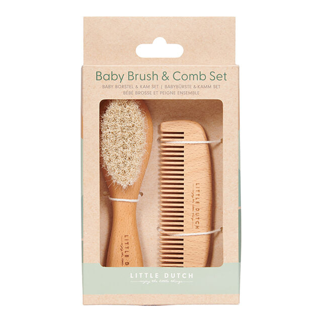 Little Dutch Comb & Brush set wood