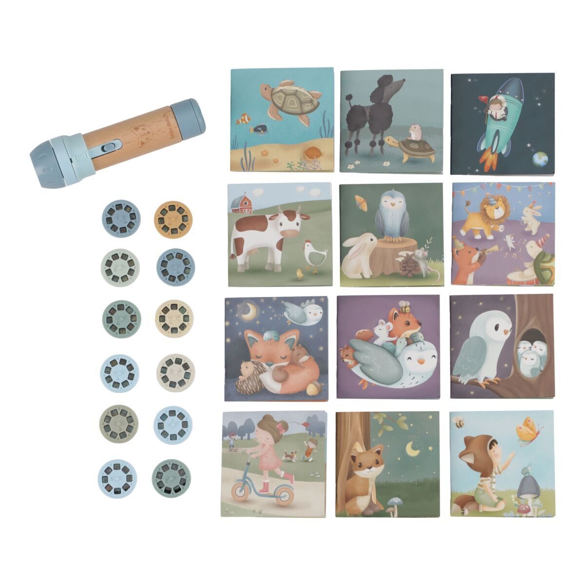 Little Dutch Stories Projector Torch ´Forest Friends´ FSC
