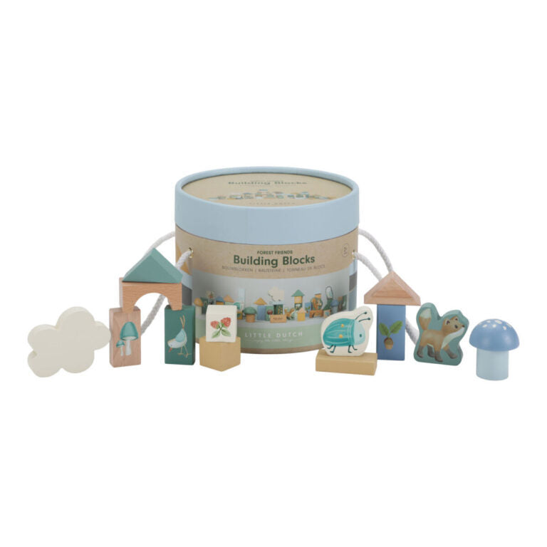 Little Dutch Building Blocks `Forest Friends´ FSC