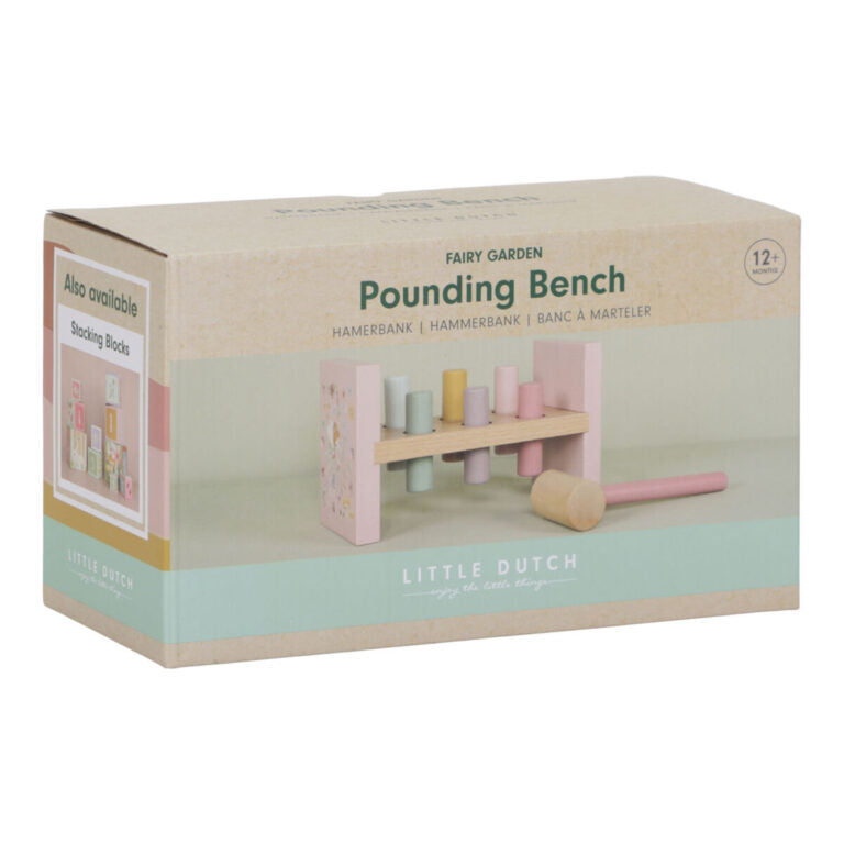 Little Dutch Pounding Bench ´Fairy Garden´ FSC