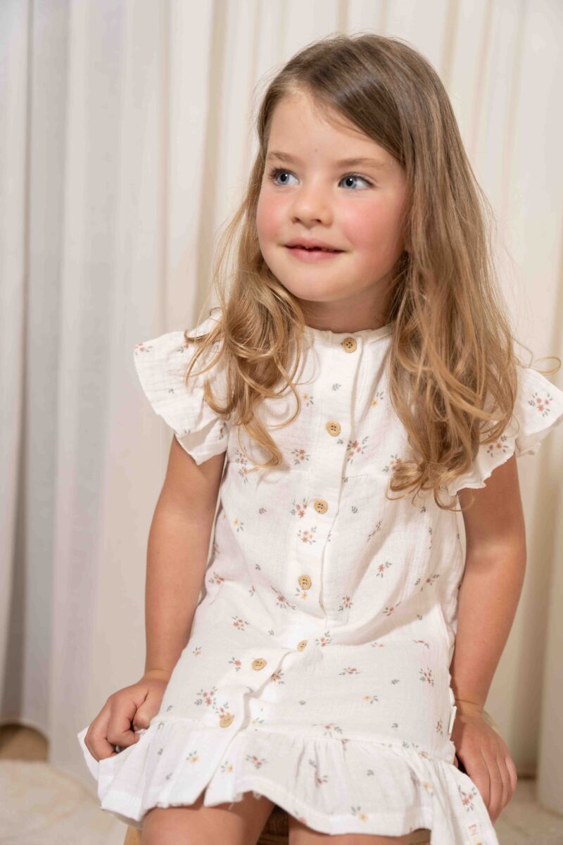 Little Dutch muslīna kleita "White Meadows"