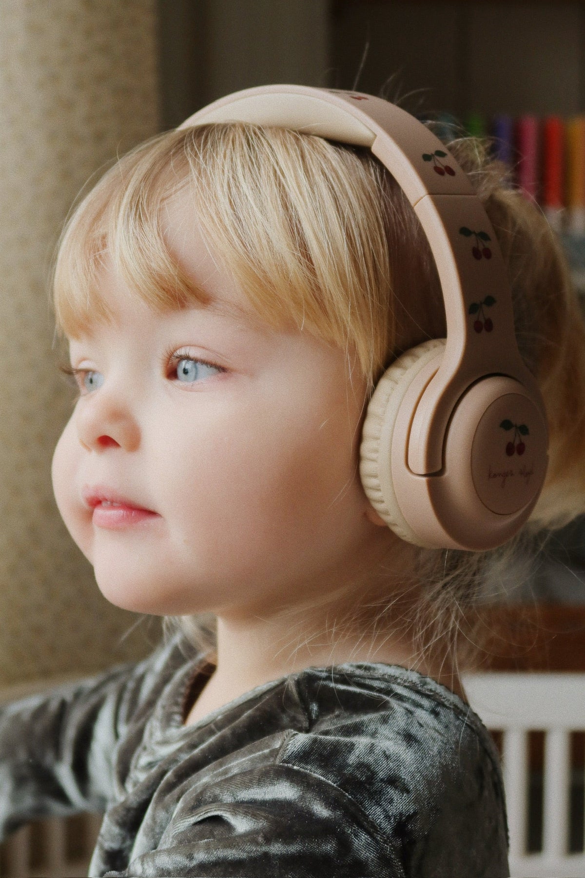 Konges Slojd HEADPHONES Cherry Blush