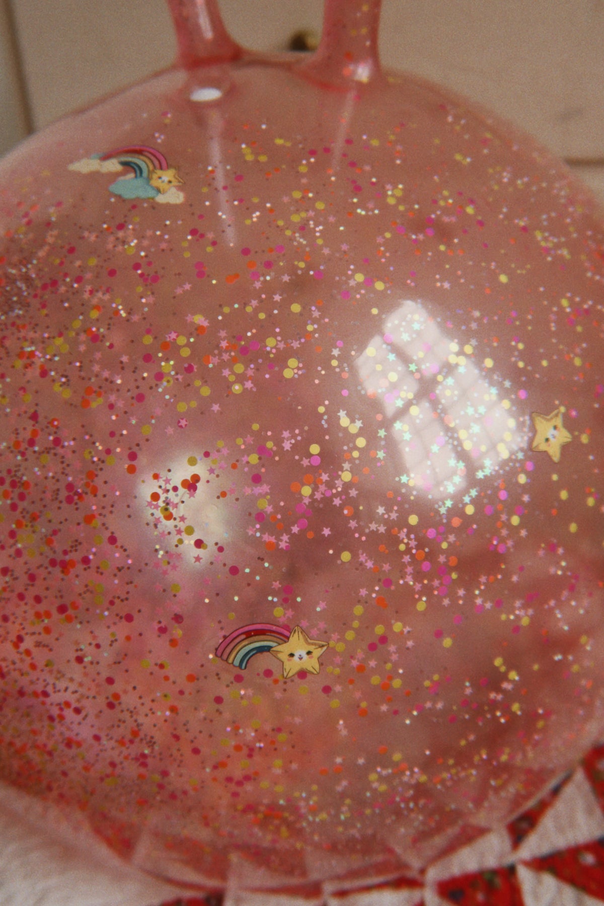 Konges Slojd - GLITTER JUMP BALL Rainbow