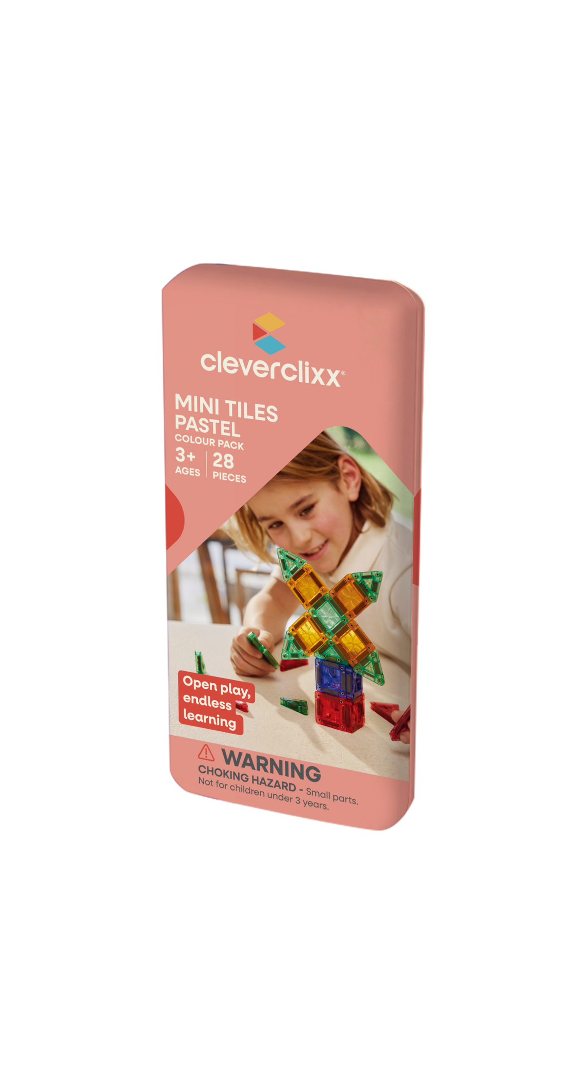 Cleverclixx Mini Tiles Pack Pastel - 28 pieces