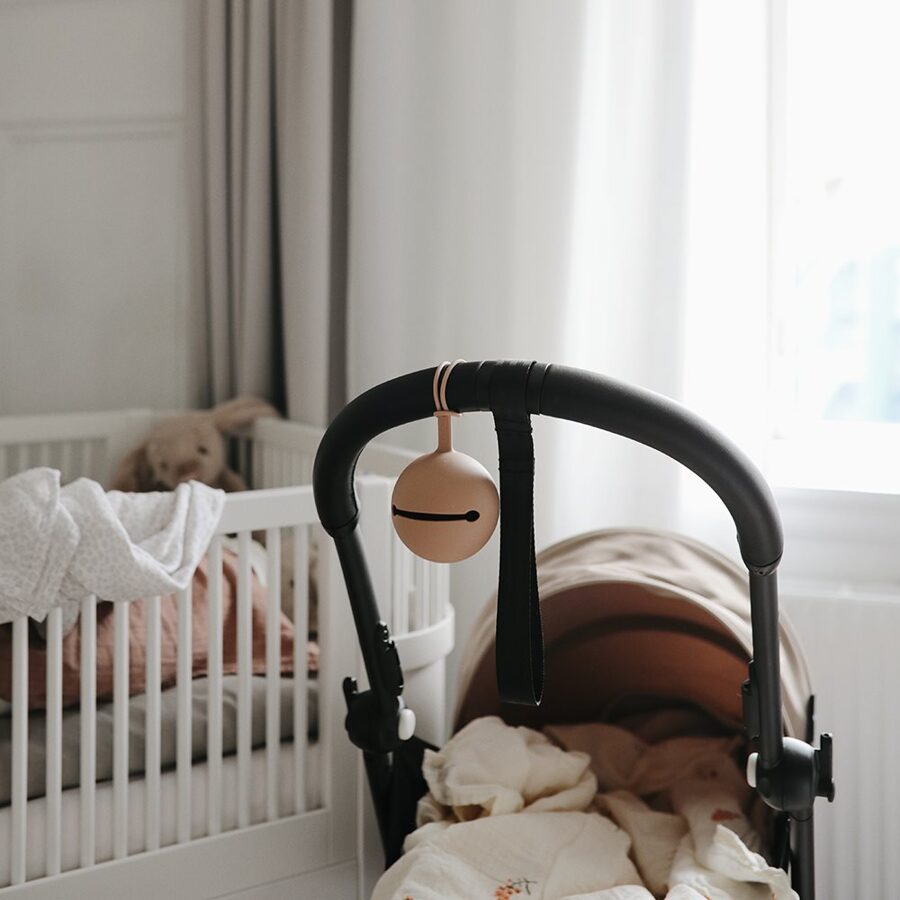 Mushie Pacifier Case Cloudy Mauve
