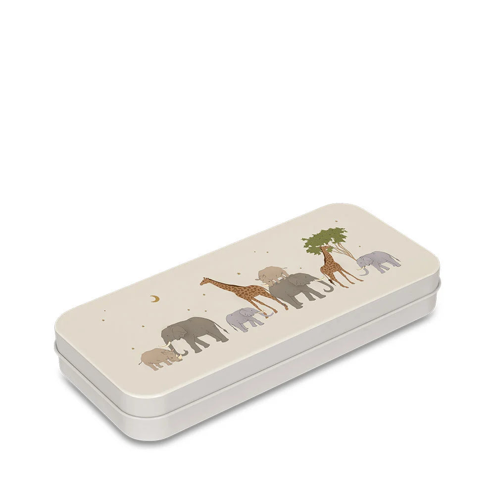 Konges Slojd Water colors tin box - Dino