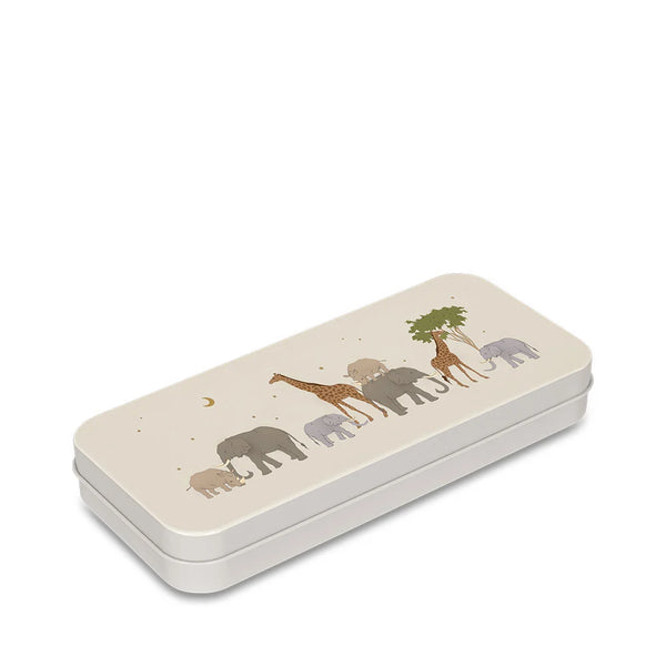 Konges Slojd Water colors tin box - Dino