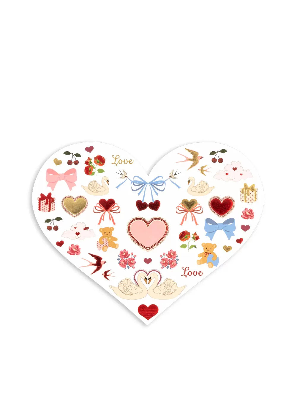 Konges Slojd Valentines Tattoos - Red