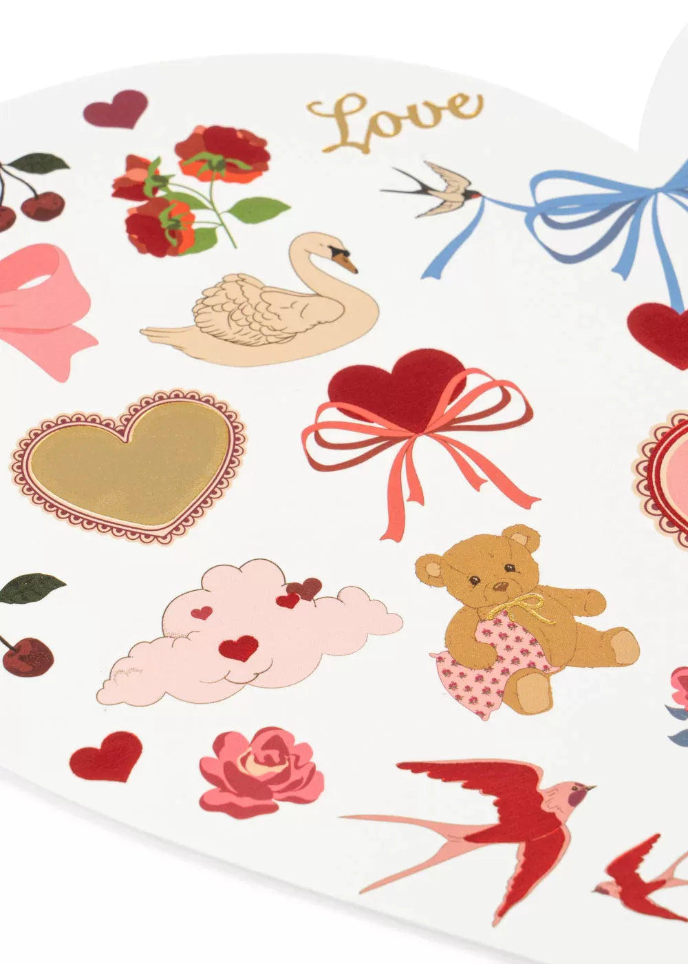 Konges Slojd Valentines Tattoos - Red