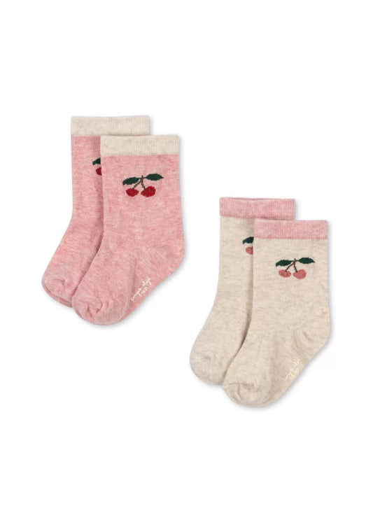 Konges Slojd 2 PACK CHERRY SOCK
