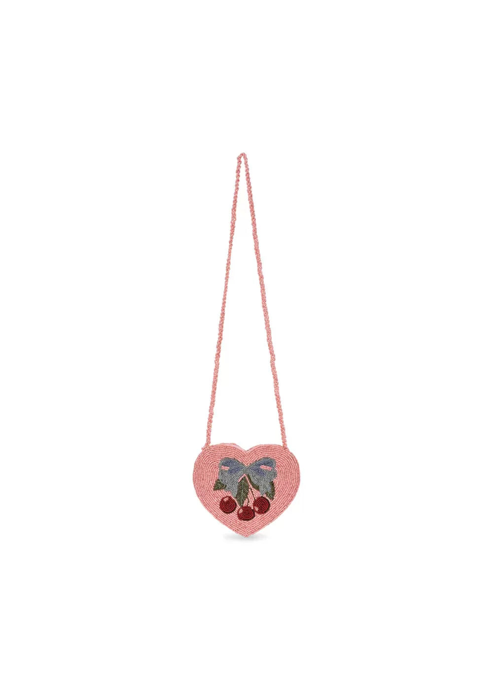 Konges Slojd Beaded Heart Bag - Amarena