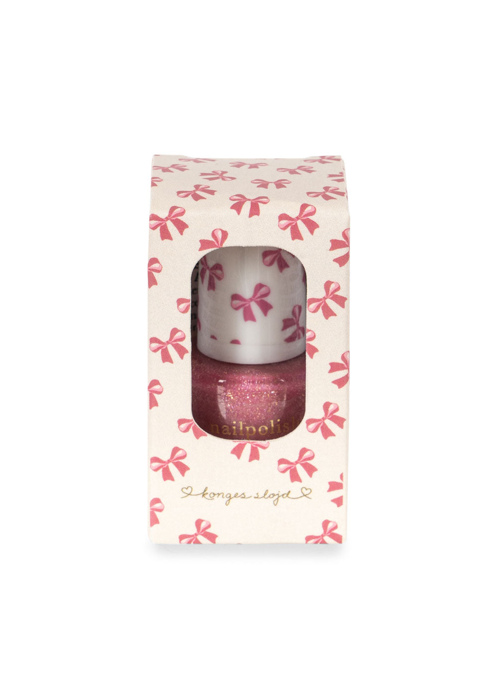 Konges Slojd Twinkle Peel Off Nail Art - Amour Pink