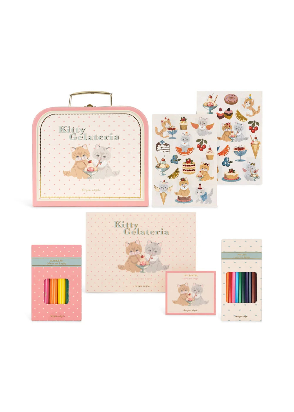 Konges Slojd Little artist set - Kitty friends