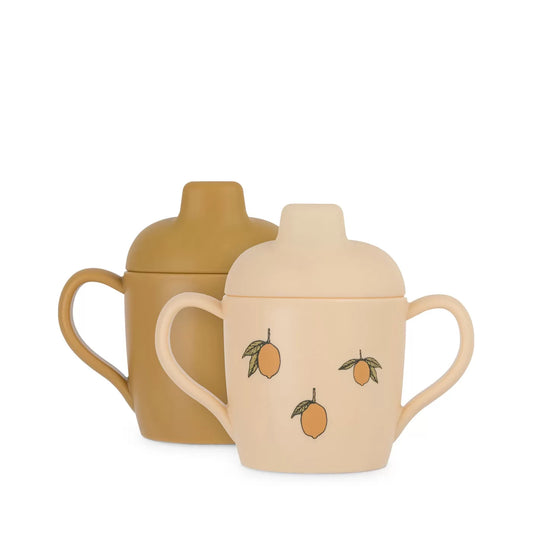 Konges Slojd 2 Pack Sippy Cup - Lemon