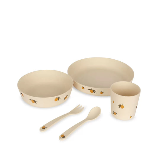 Konges Slojd PLA Dinner Set - Lemon
