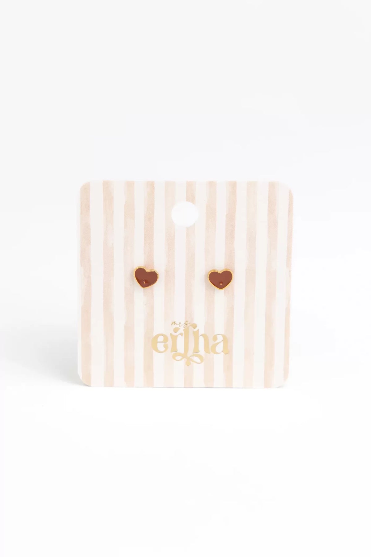 Mrs Ertha Apzeltīti Auskari Tiny Heart