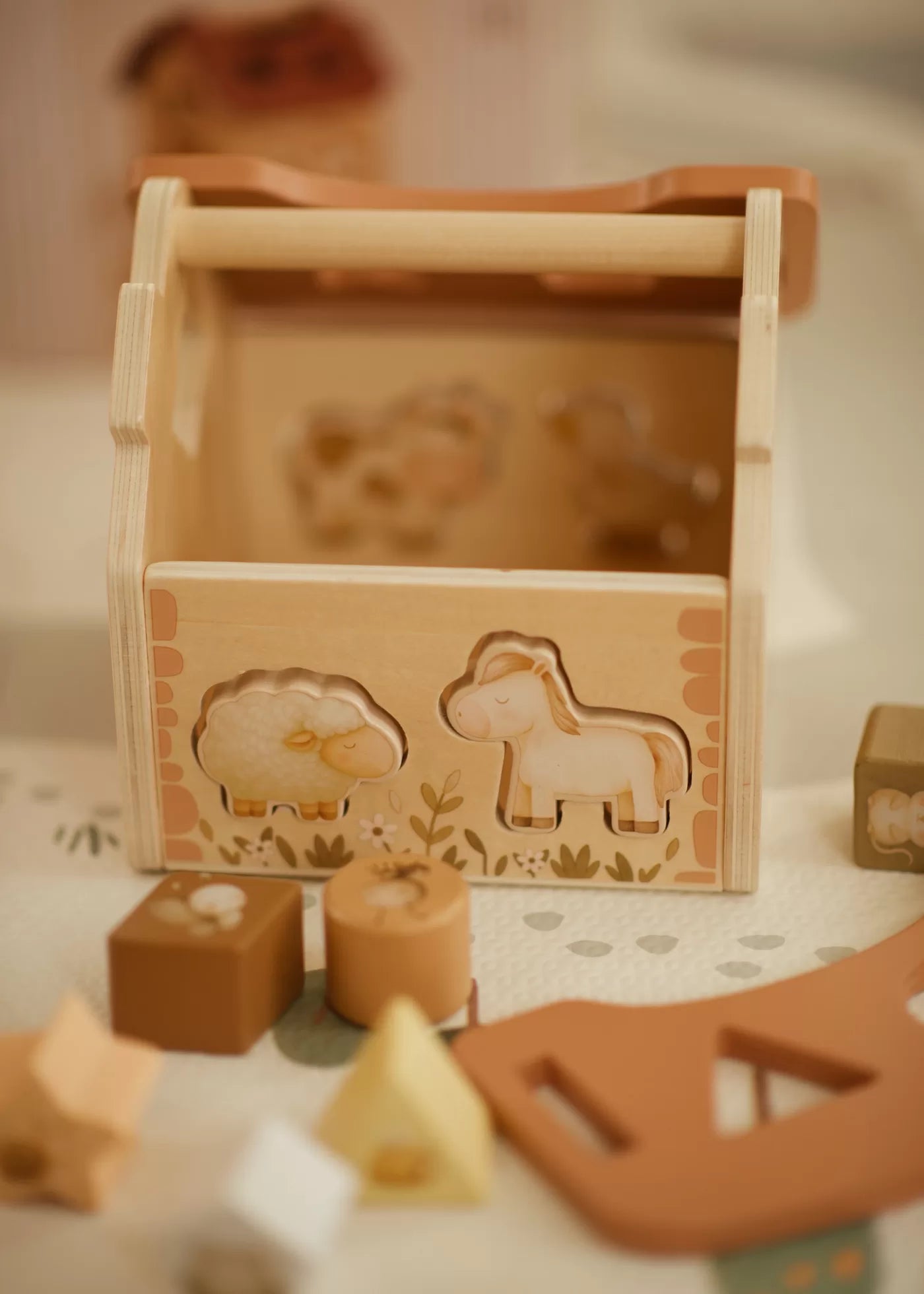Tiny Barn - Animal Farm - Educational Wooden Puzzle