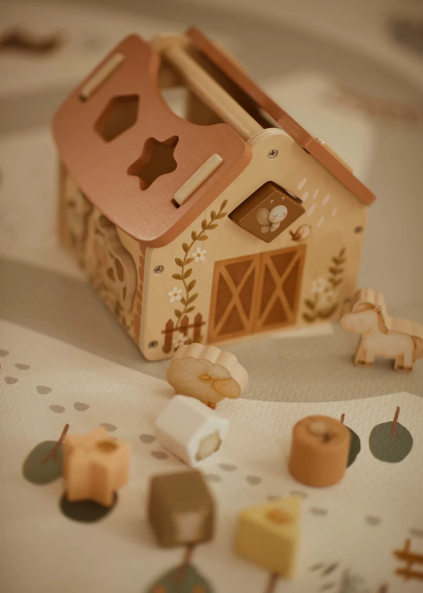 Tiny Barn - Animal Farm - Educational Wooden Puzzle