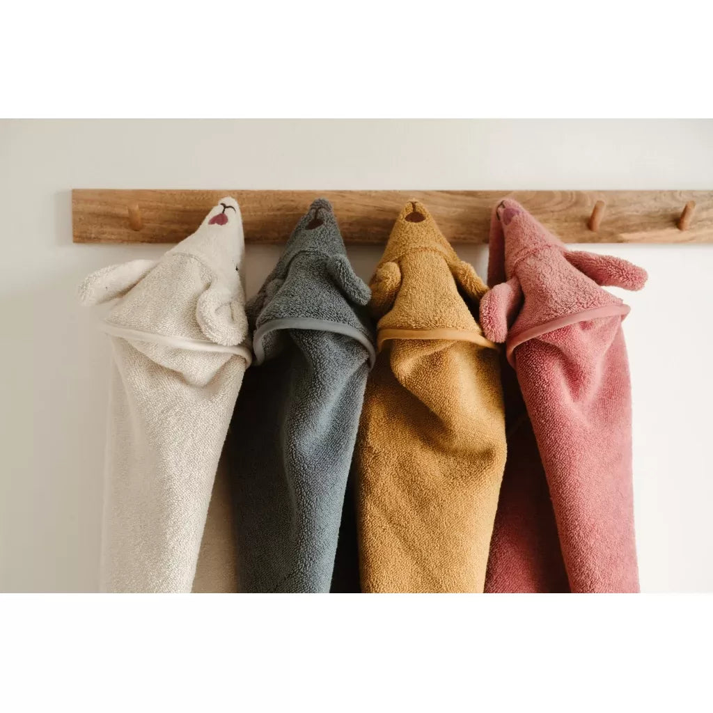 Fabelab Organic TOWEL -  BUNNY ROSE